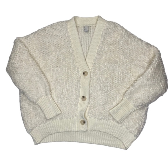 A New Day Loop Stitch Cardigan Cream Sz Med - Picture 3 of 7